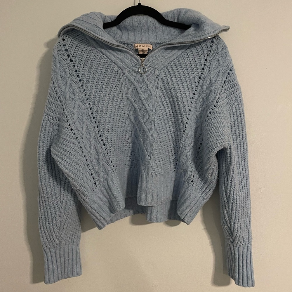 Sincerely Jules Sky Blue Sweater